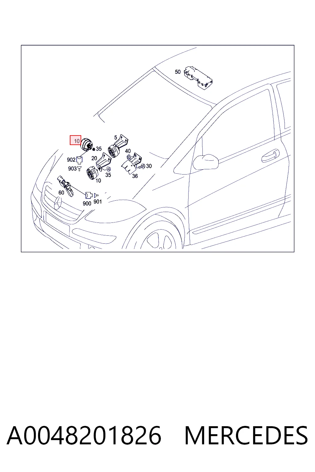 A0048201826 Mercedes