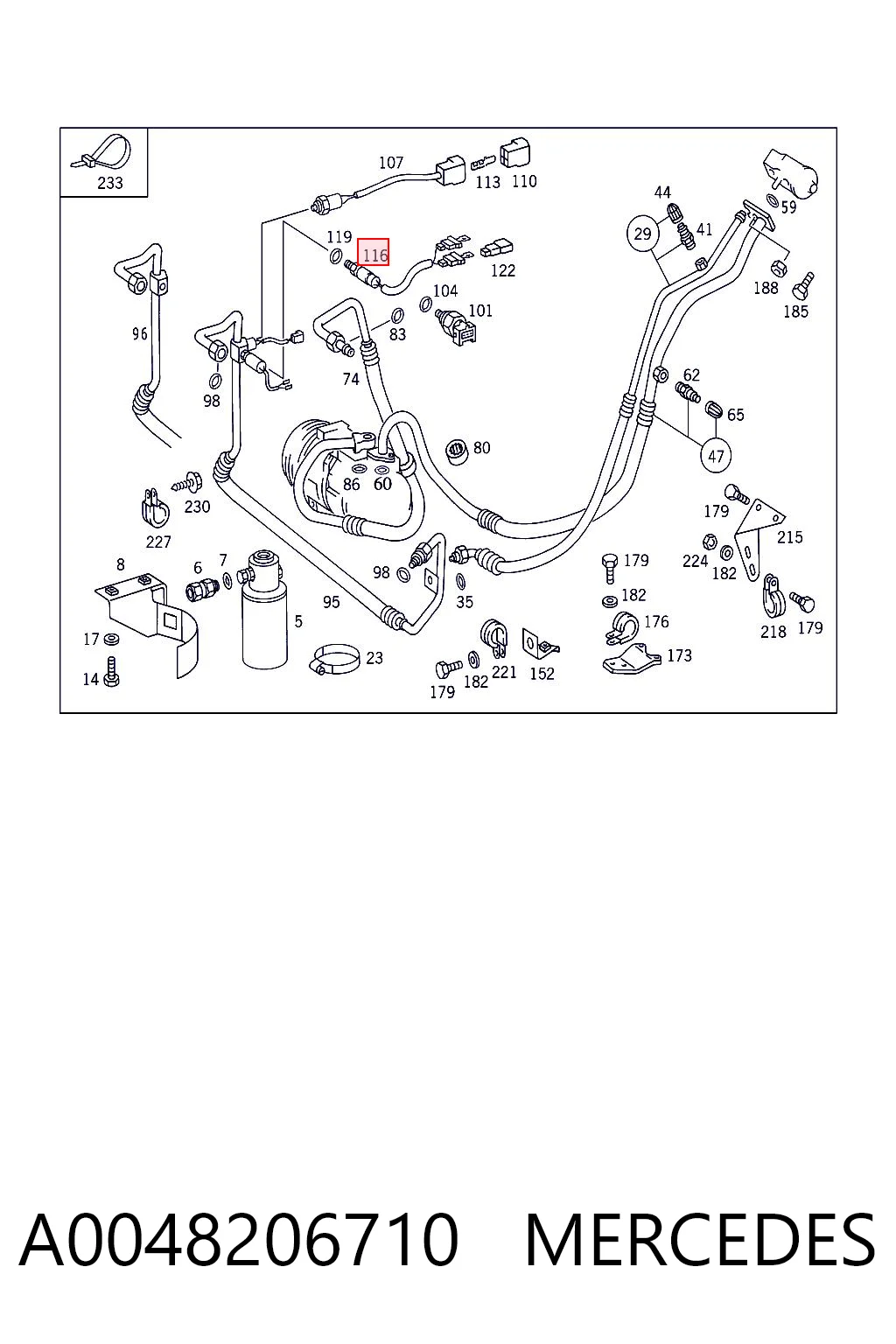 A0048206710 Mercedes