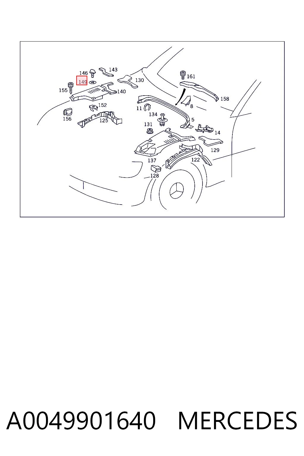 A0049901640 Mercedes