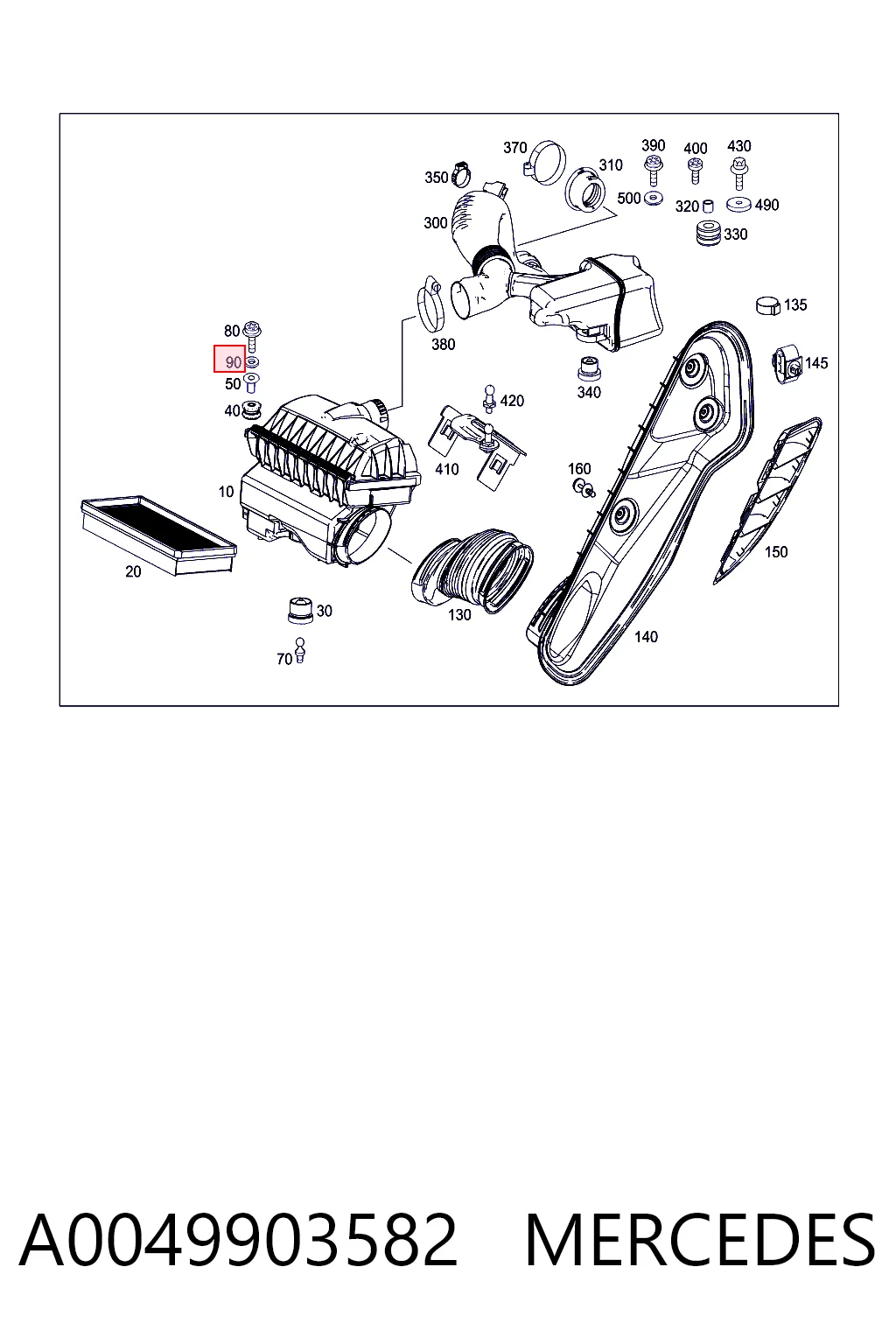 A0049903582 Mercedes