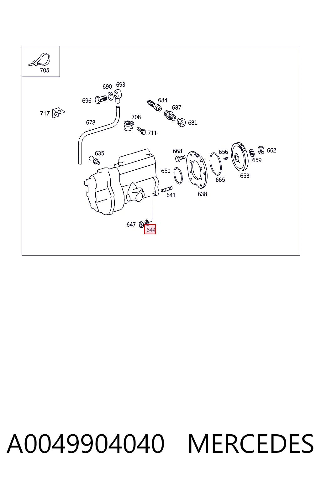 A0049904040 Mercedes