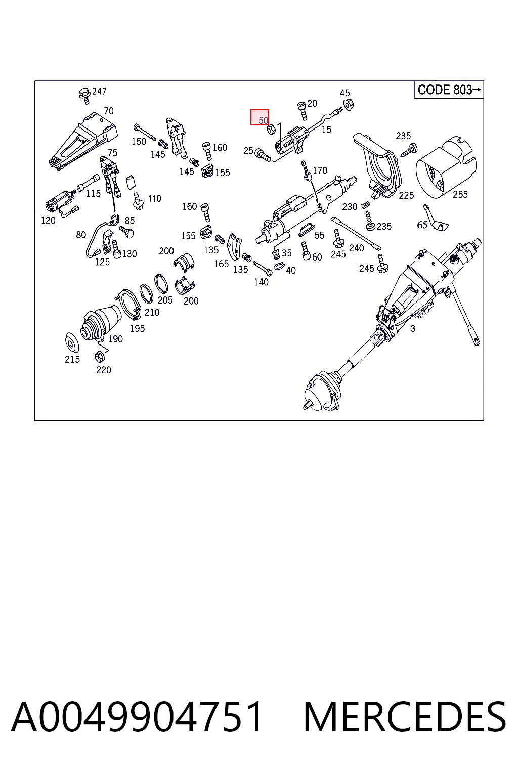 A0049904751 Mercedes
