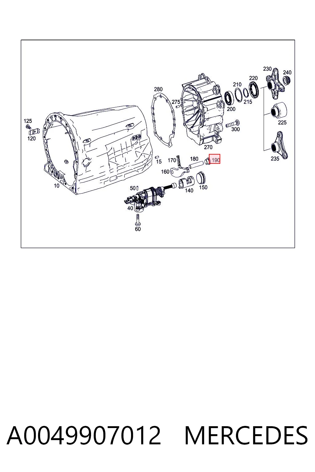 A0049907012 Mercedes