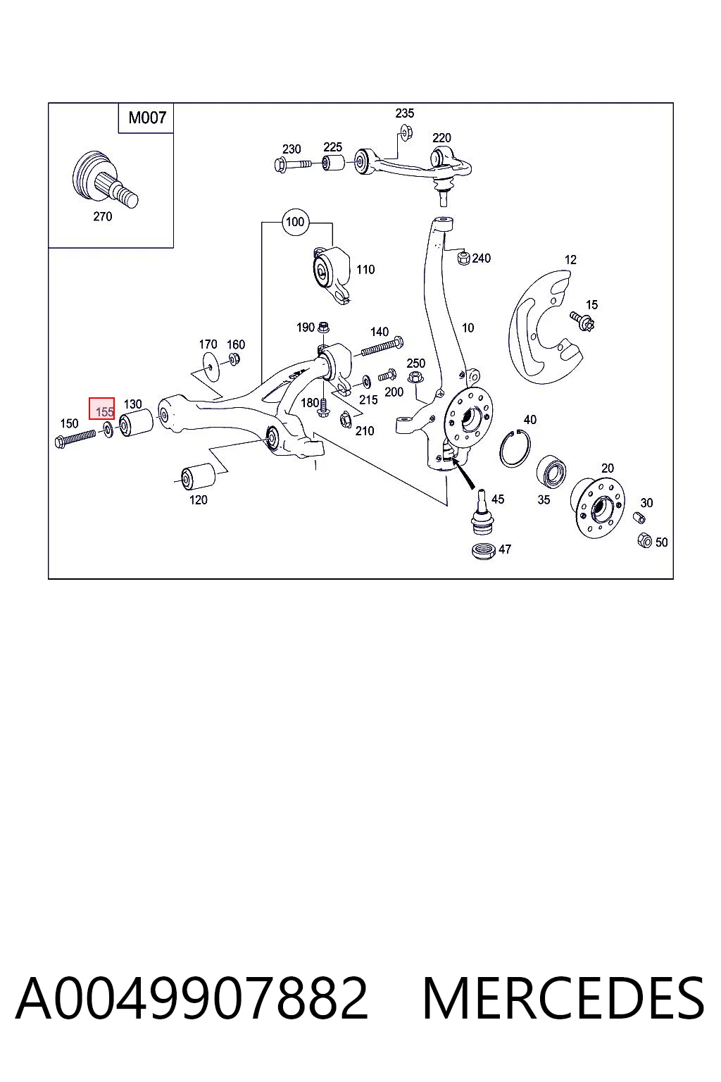 A0049907882 Mercedes