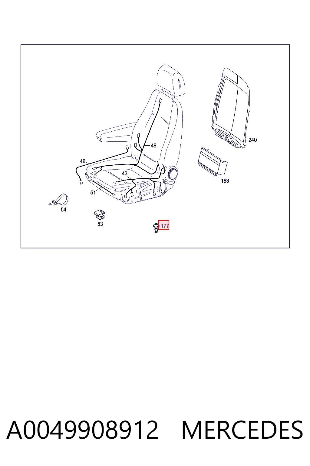 A0049908912 Mercedes