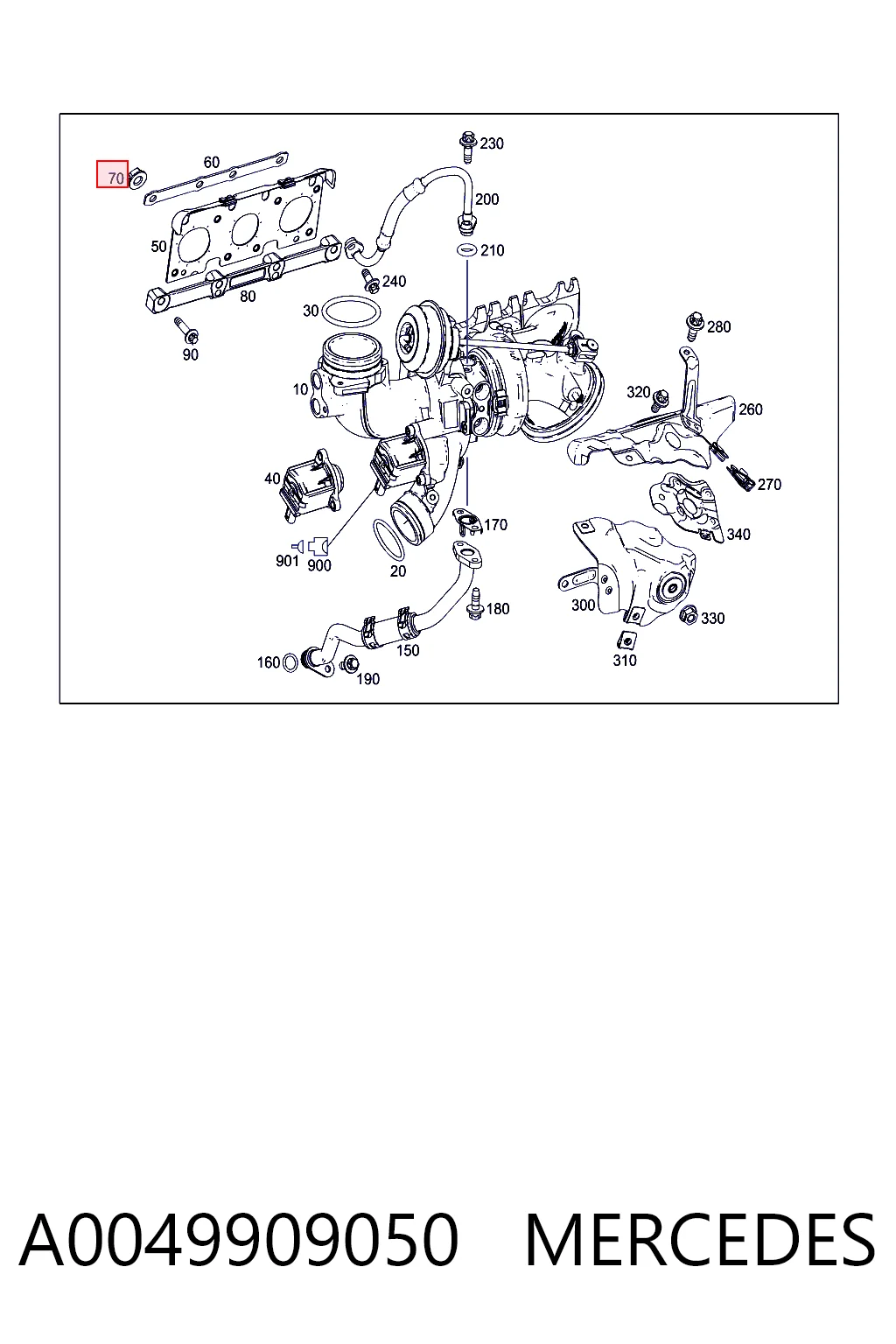 A0049909050 Mercedes