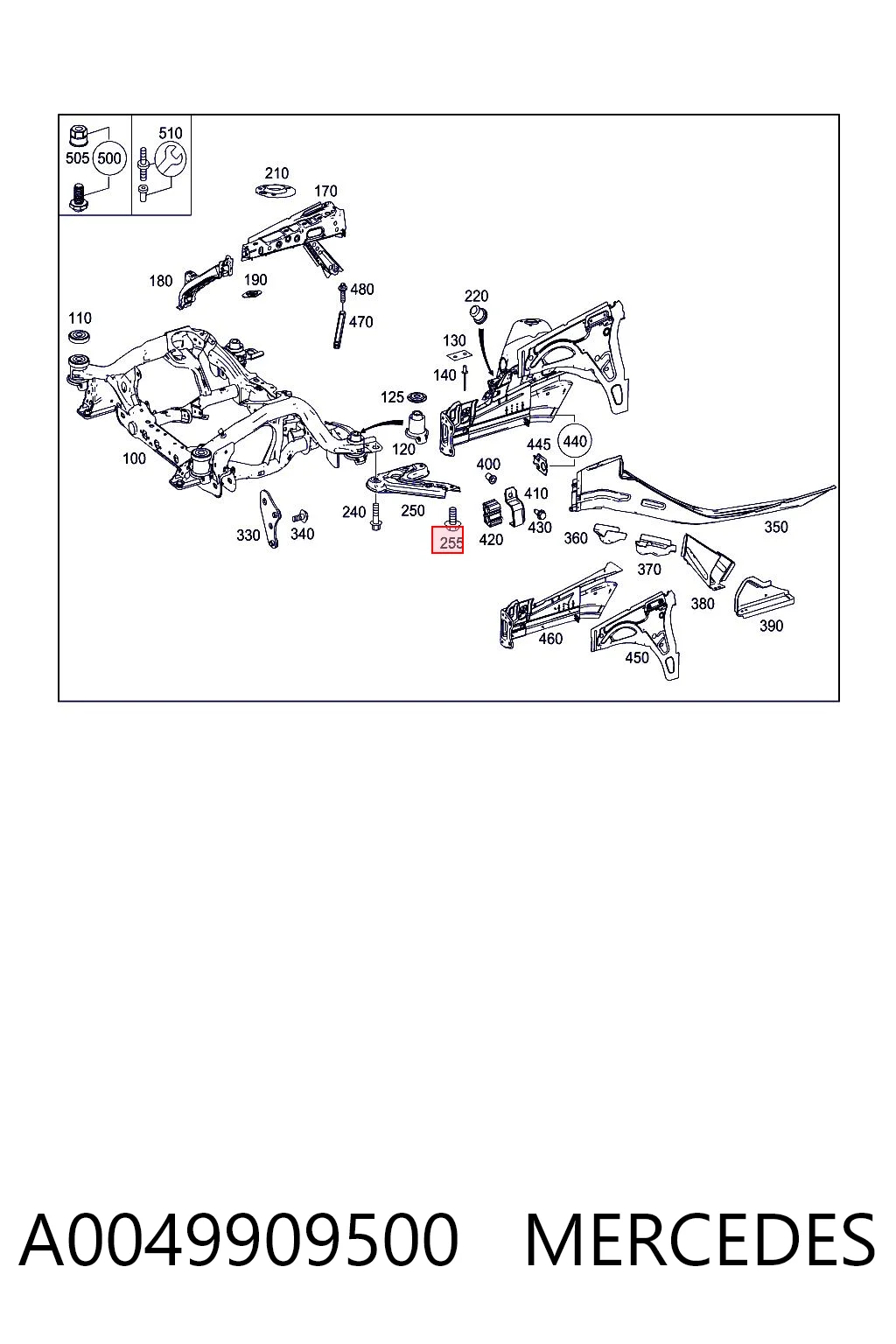 A0049909500 Mercedes