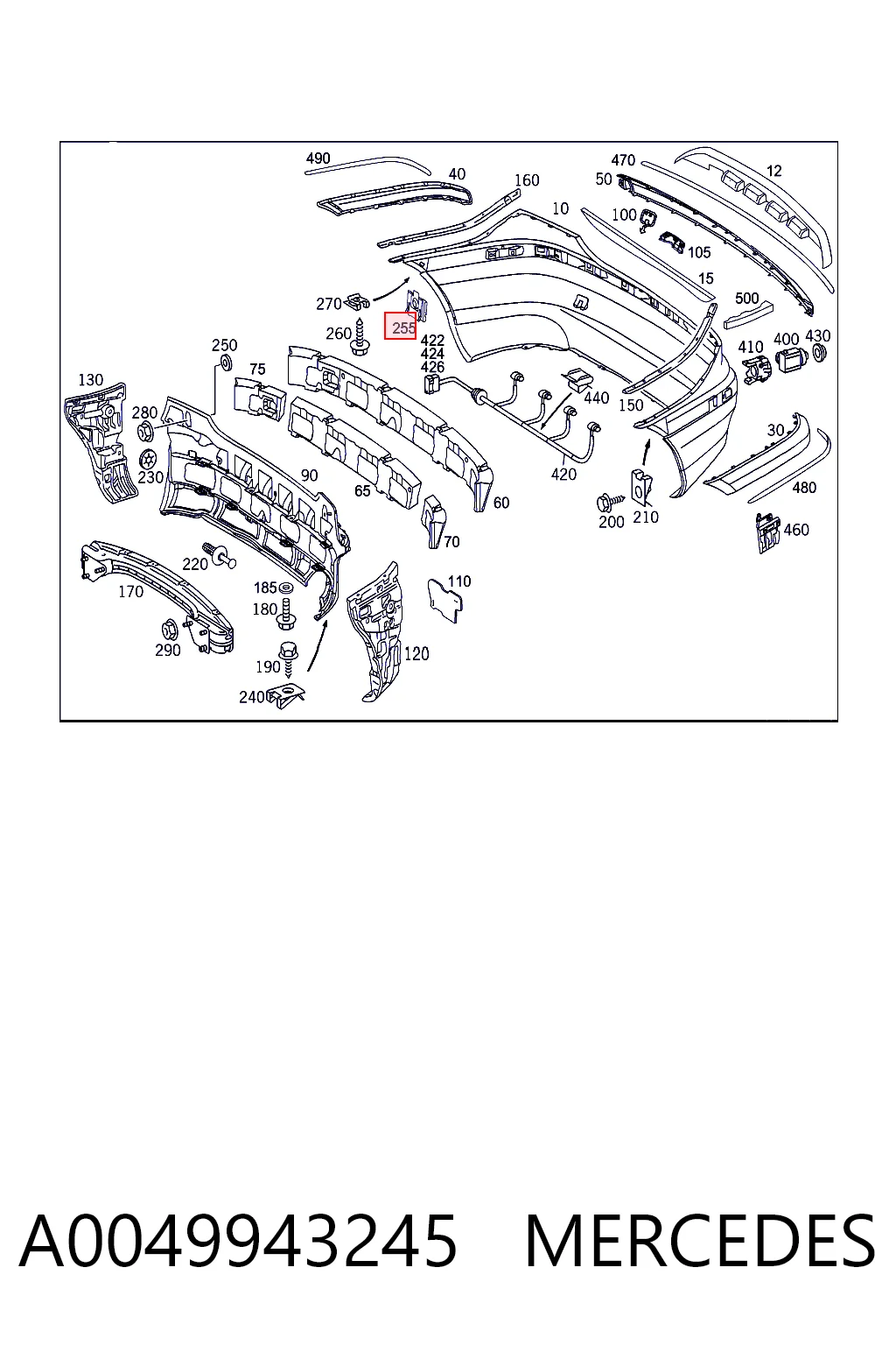 A0049943245 Mercedes
