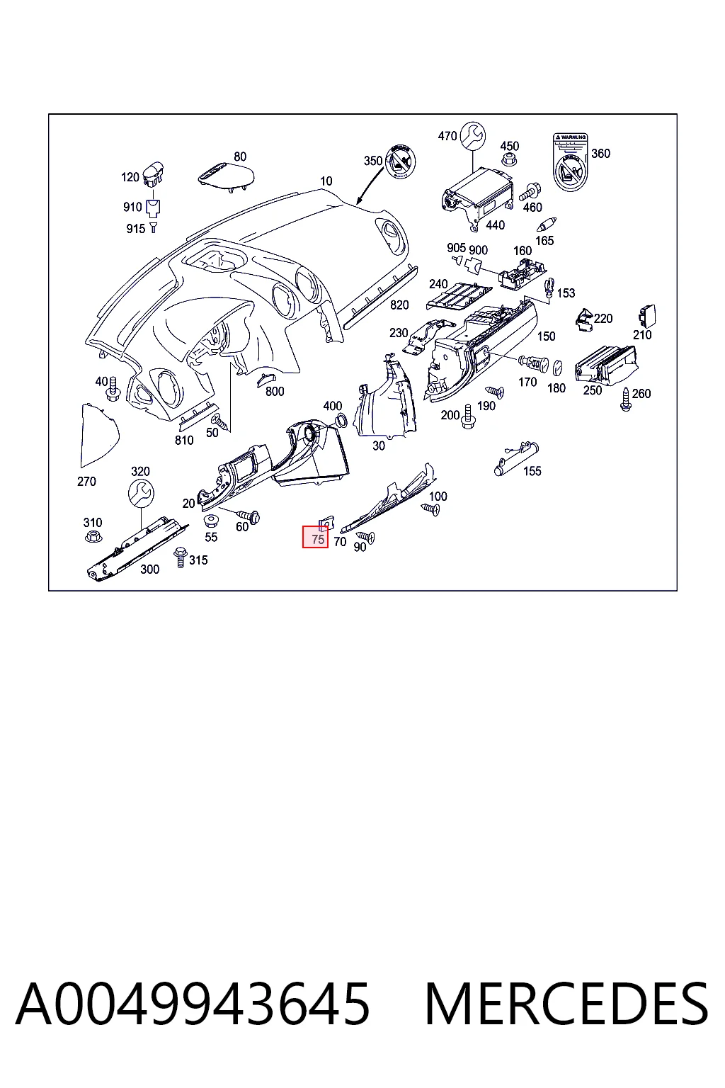 A0049943645 Mercedes