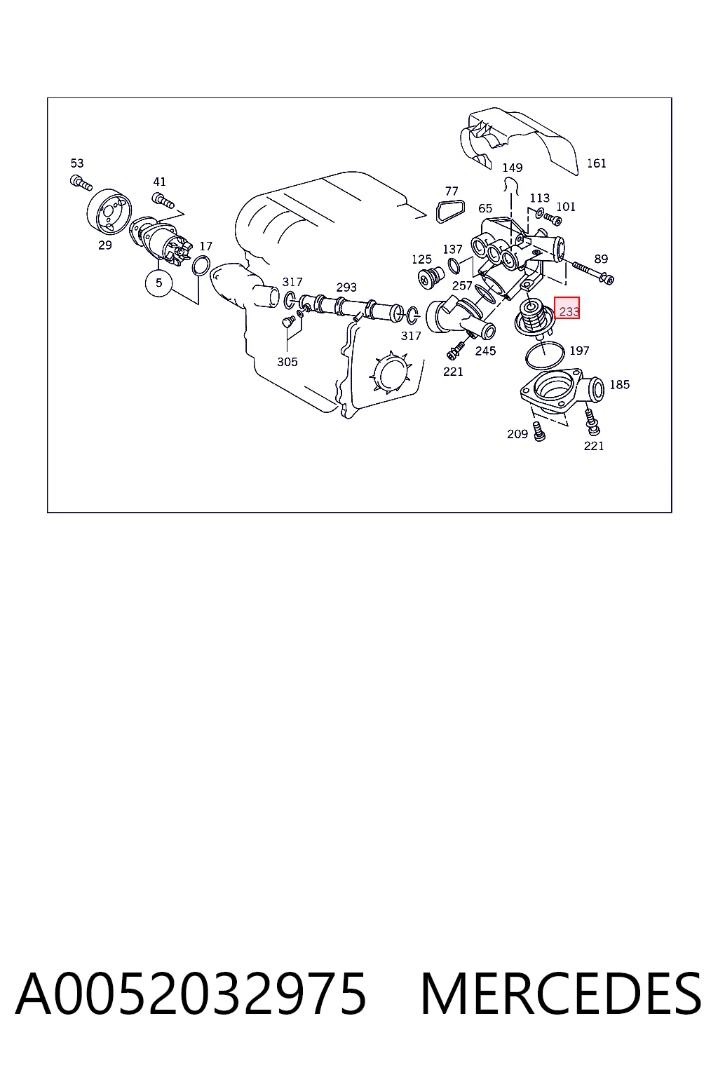 Precio del repuesto Termostato refrigerante Bus 207-310  bus