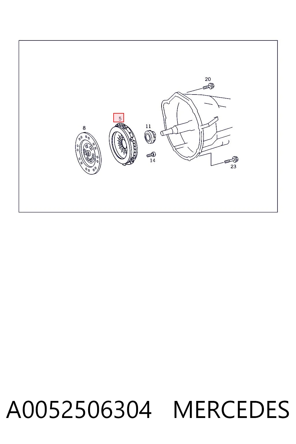 A0052506304 Mercedes