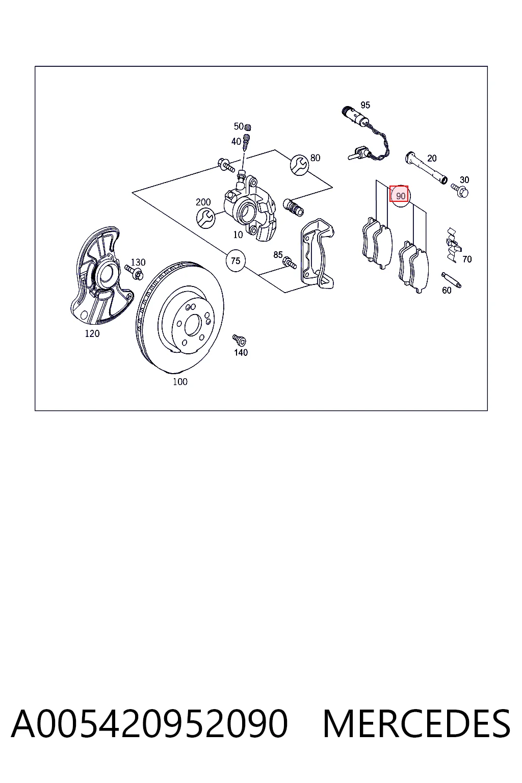 A005420952090 Mercedes
