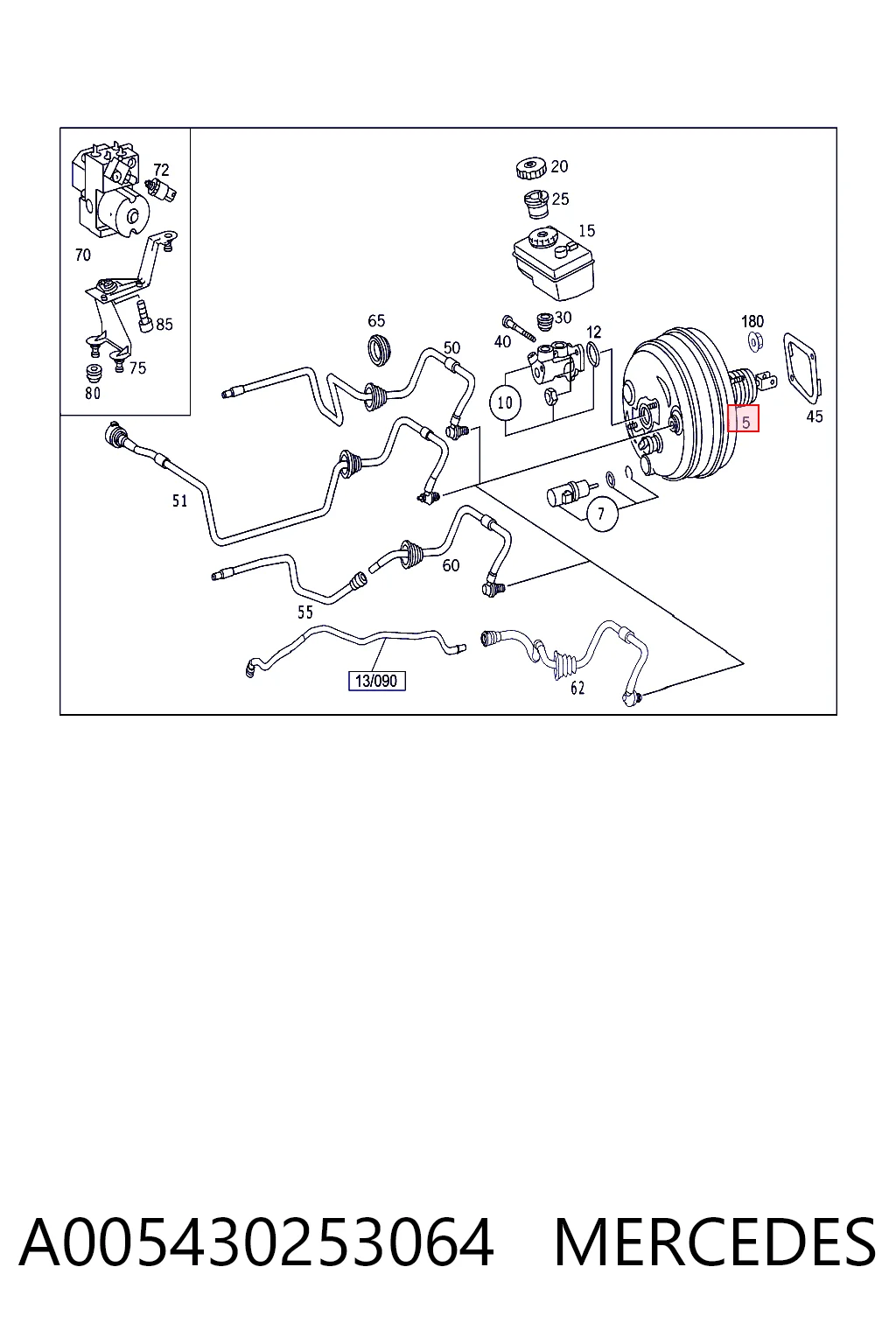Comprar Servofreno Mercedes S W220 a bajo precio