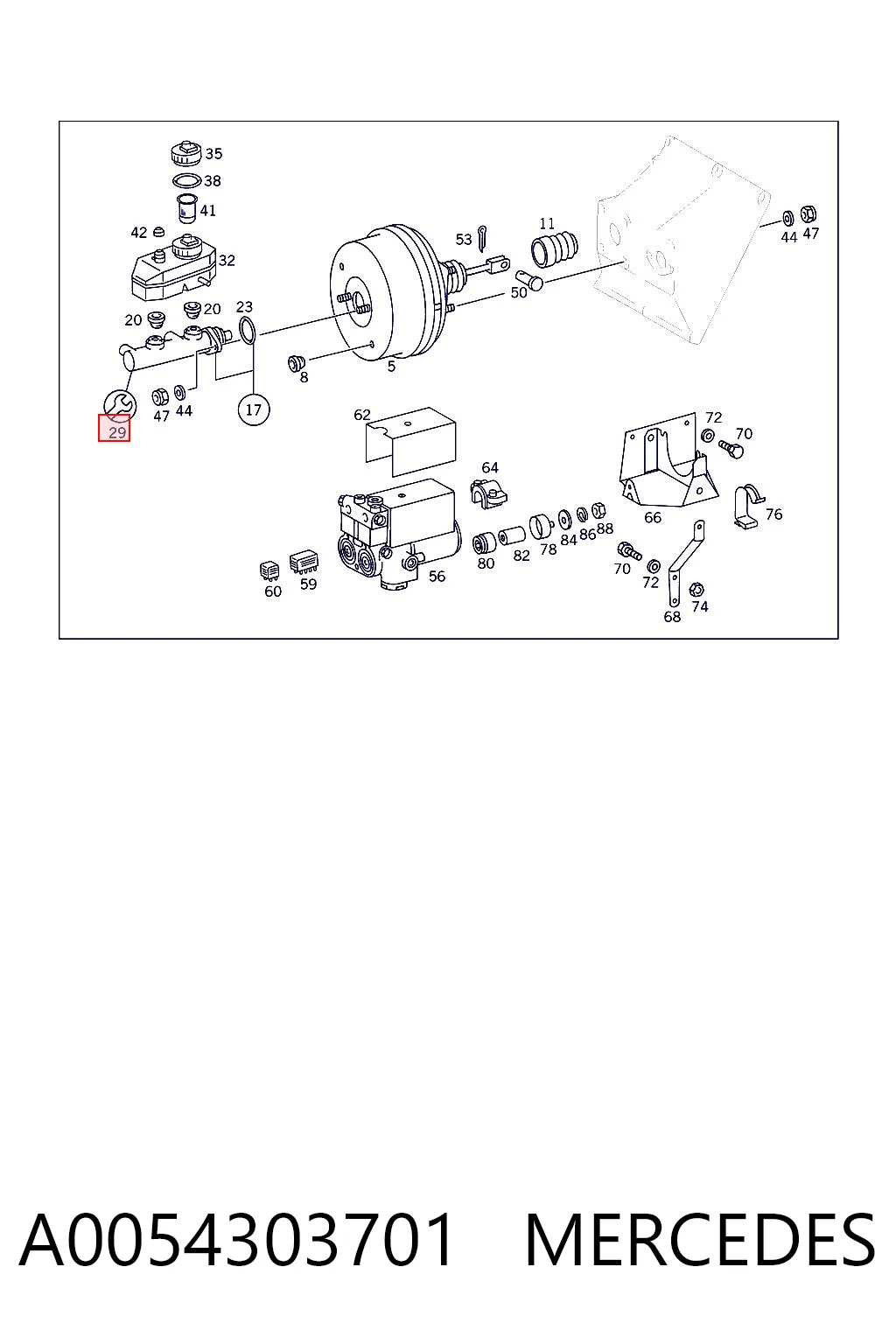 Comprar Juego de reparación del cilindro maestro de freno Mercedes G  W463 a bajo precio