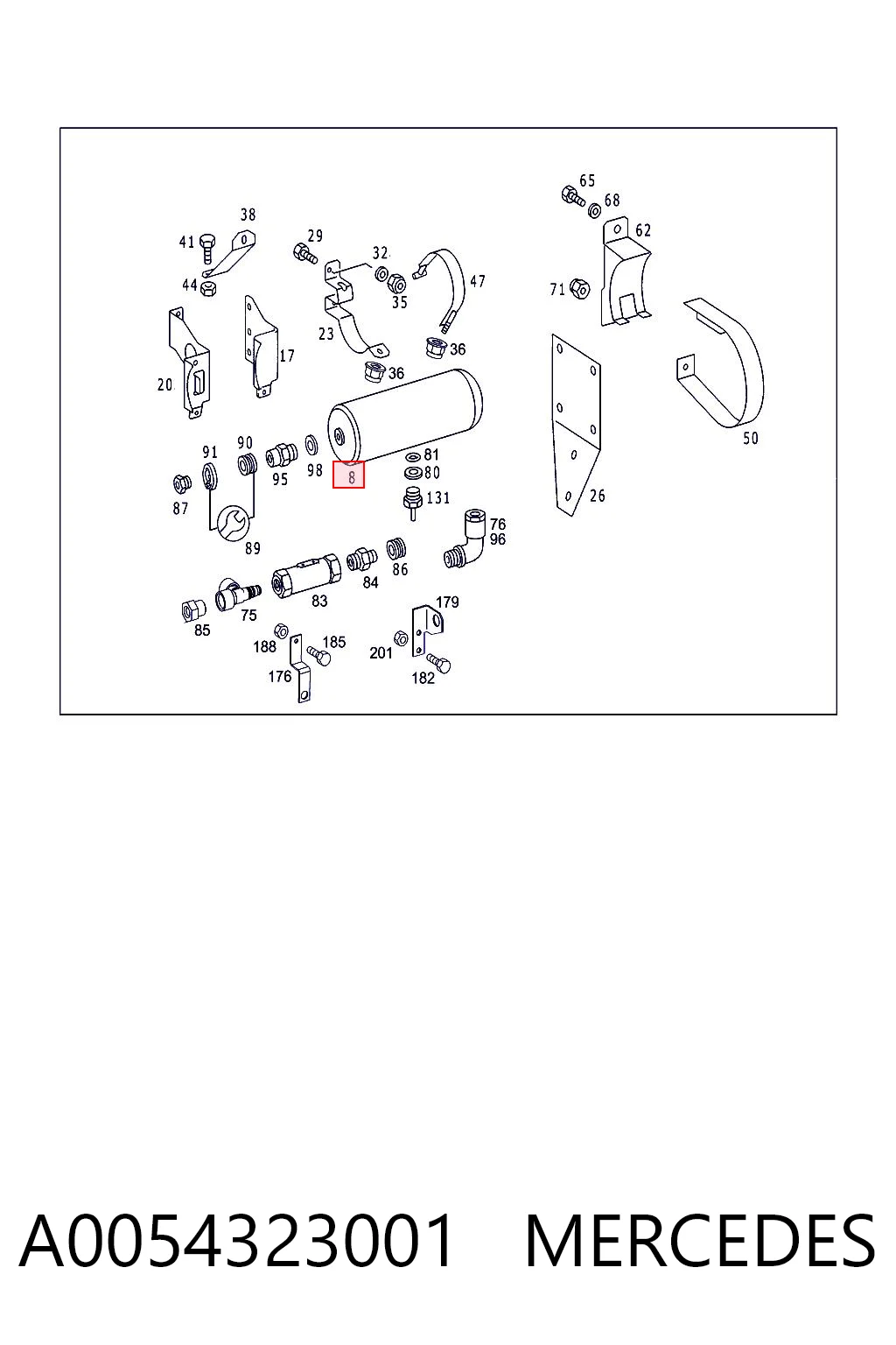A0054323001 Mercedes