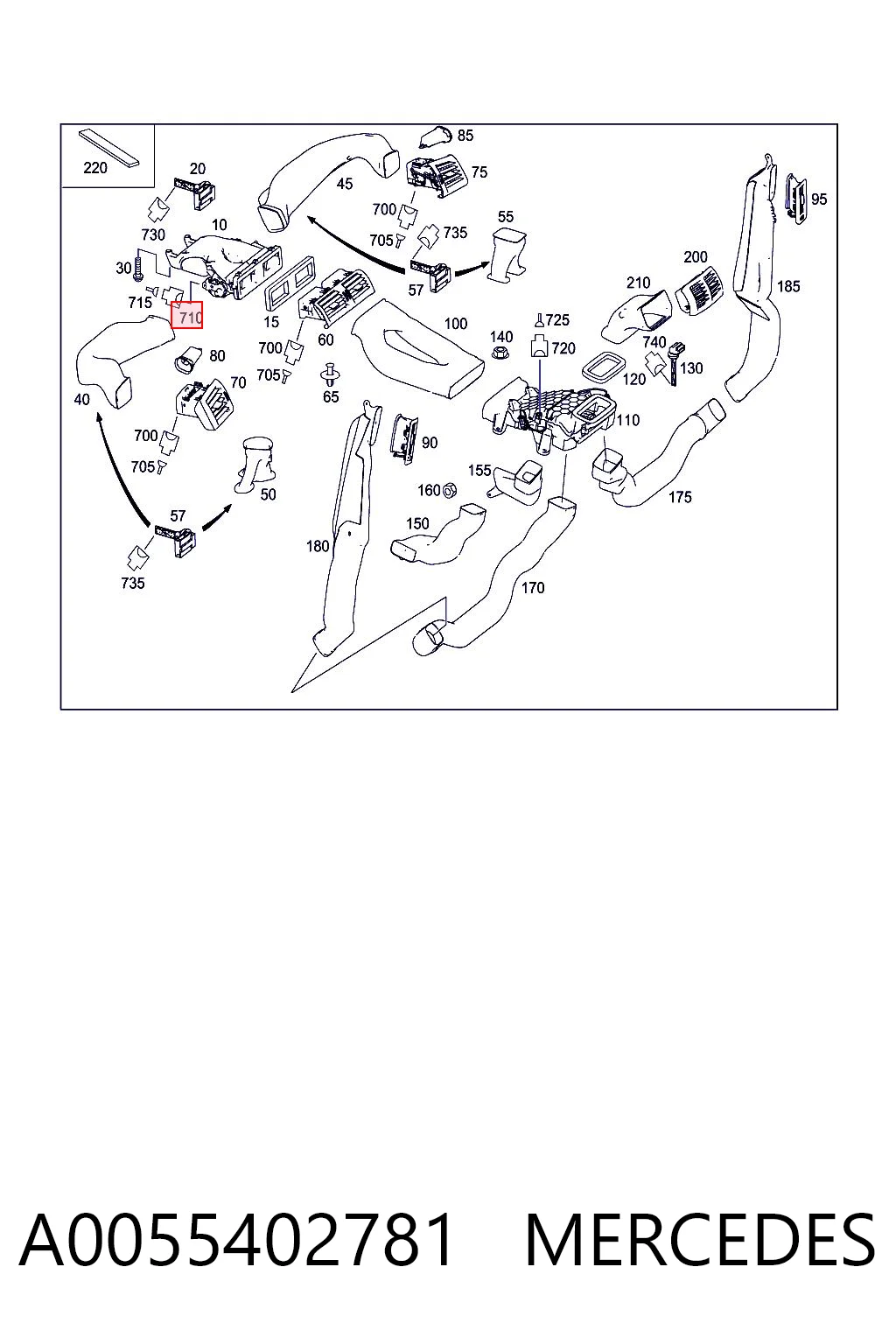 A0055402781 Mercedes