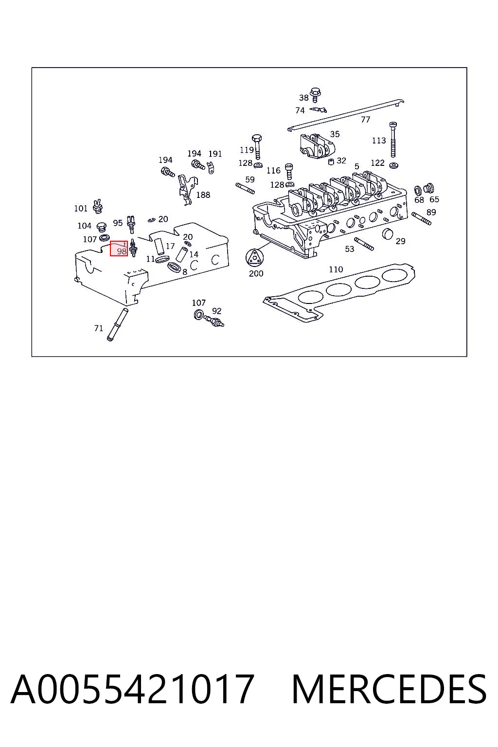 A0055421017 Mercedes