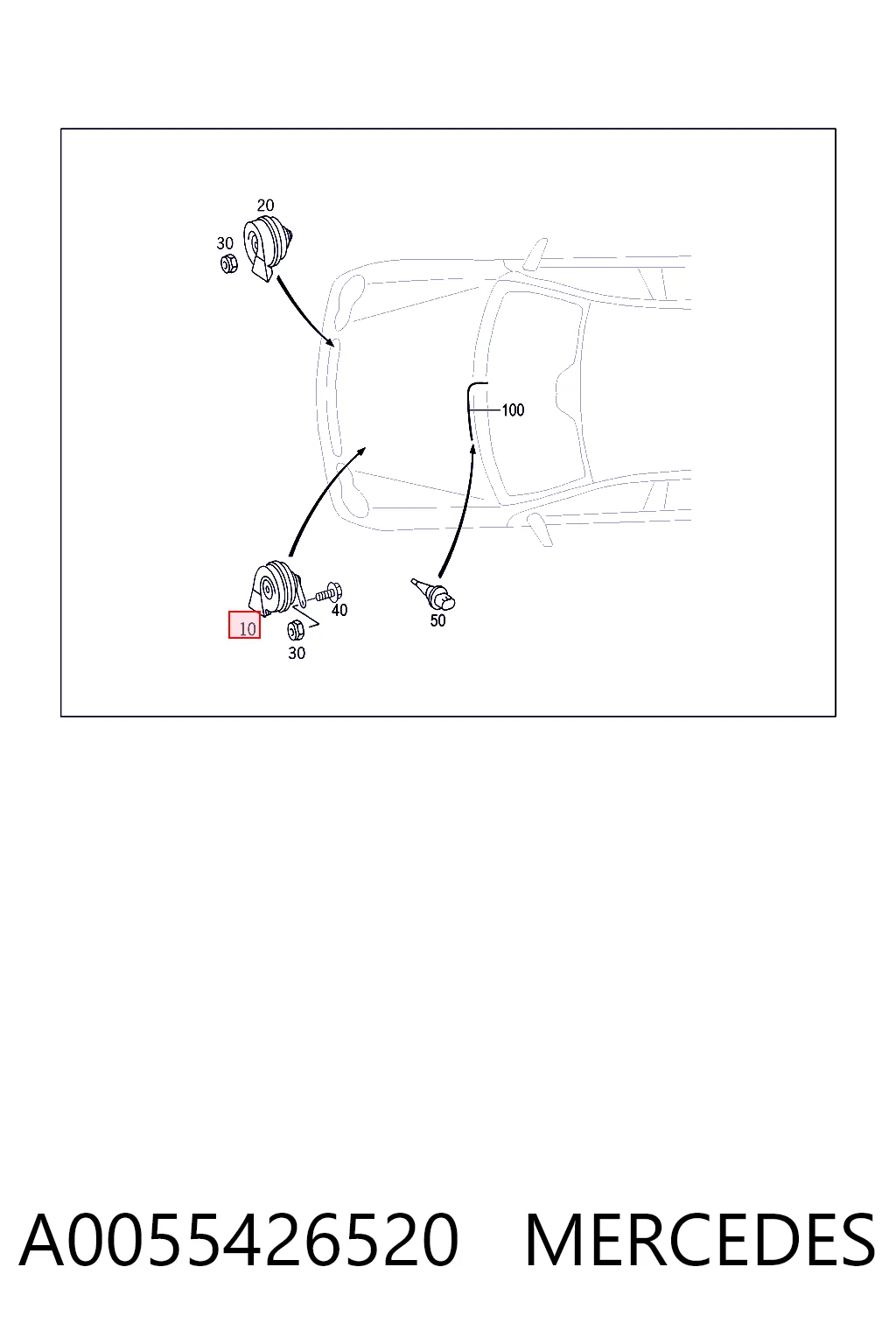 A0055426520 Mercedes