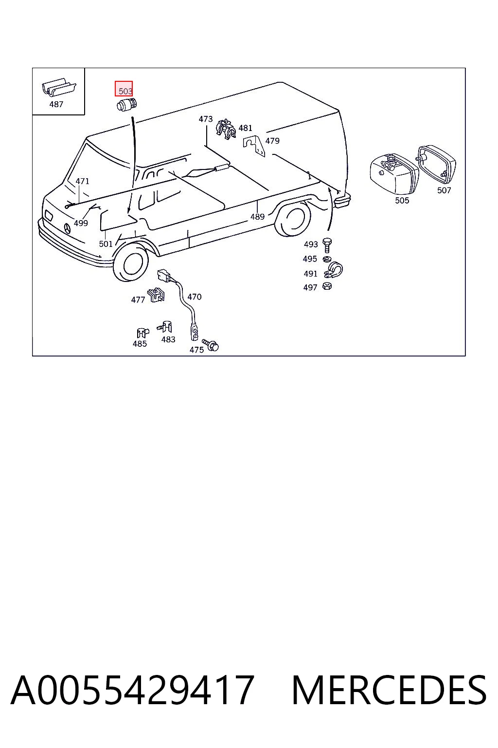A0055429417 Mercedes
