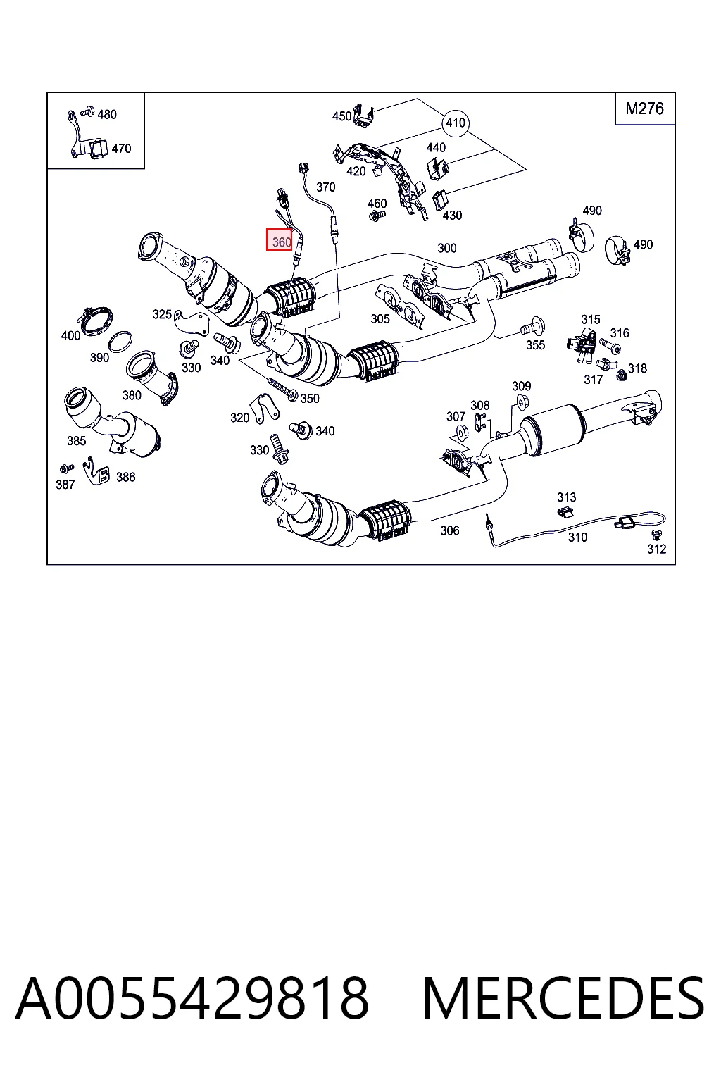 A0055429818 Mercedes