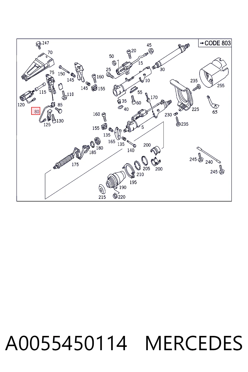 A0055450114 Mercedes