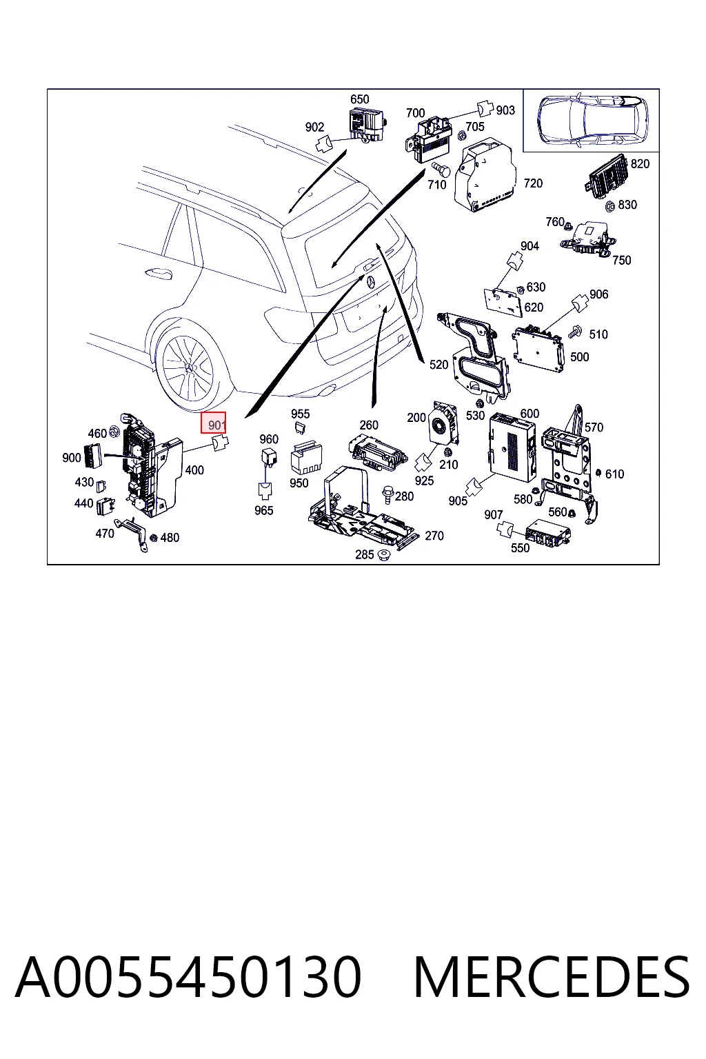 A0055450130 Mercedes