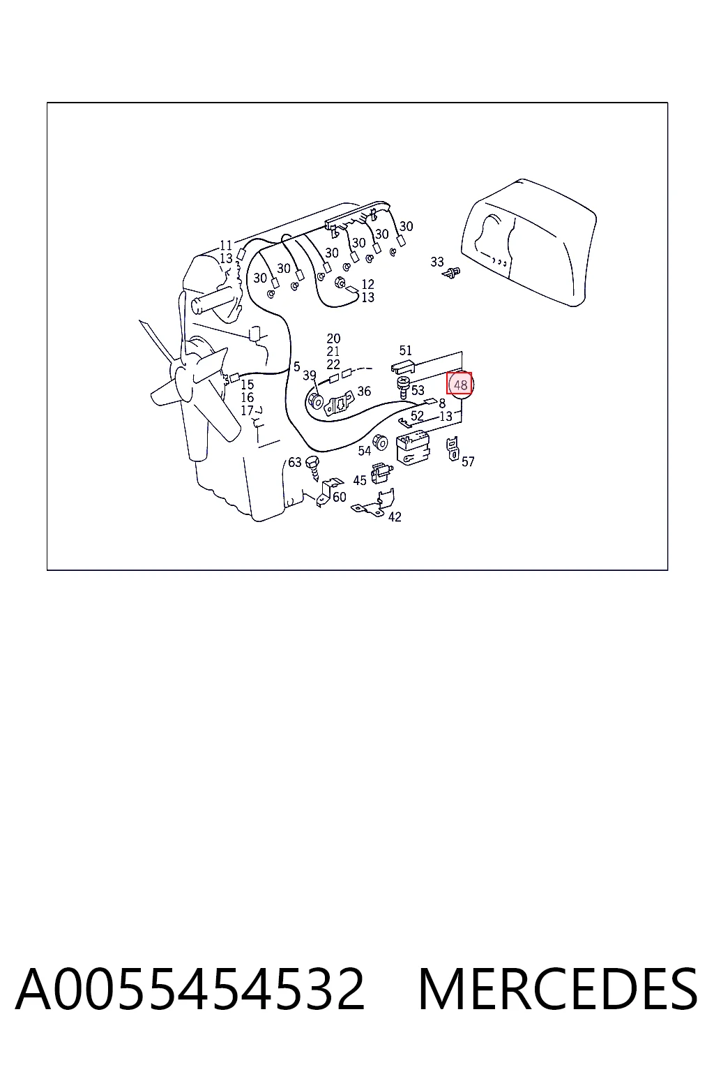 A0055454532 Mercedes