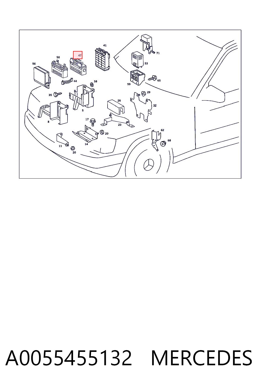 A0055455132 Mercedes