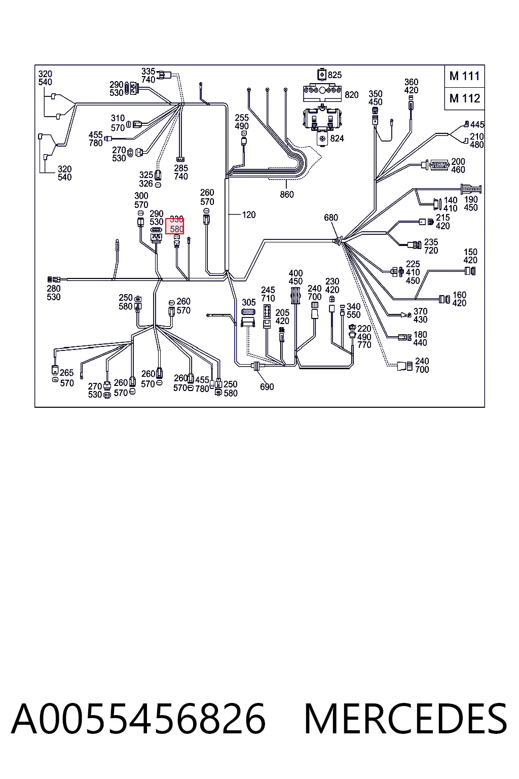 A0055456826 Mercedes