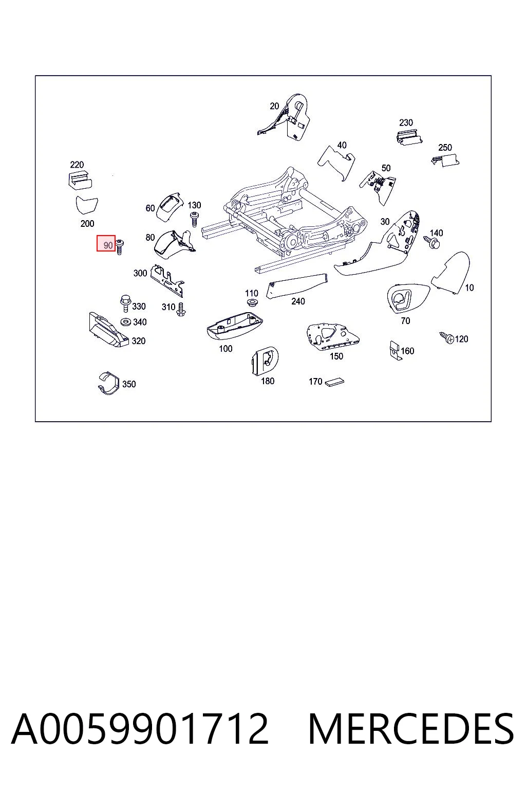 A0059901712 Mercedes