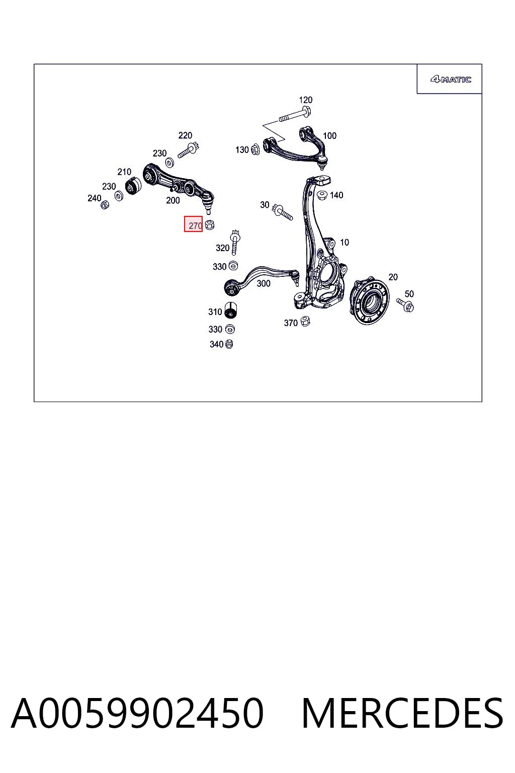 A0059902450 Mercedes