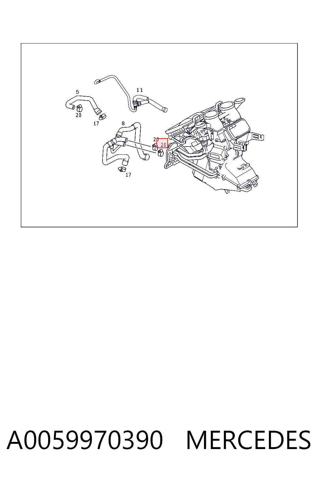 A0059970390 Mercedes