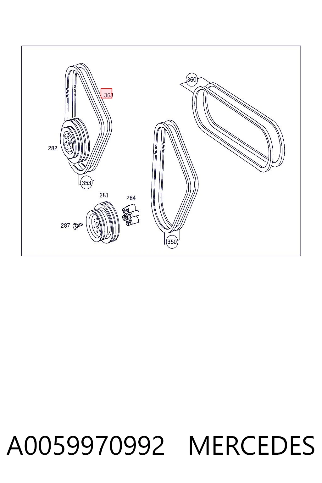 A0059970992 Mercedes