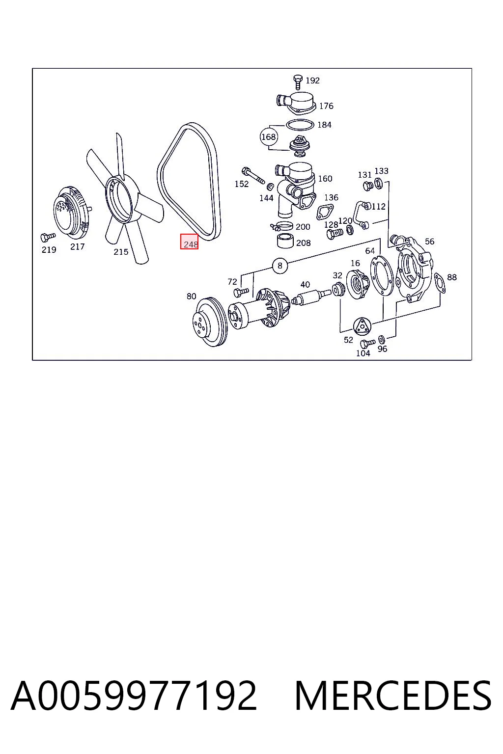 A0059977192 Mercedes