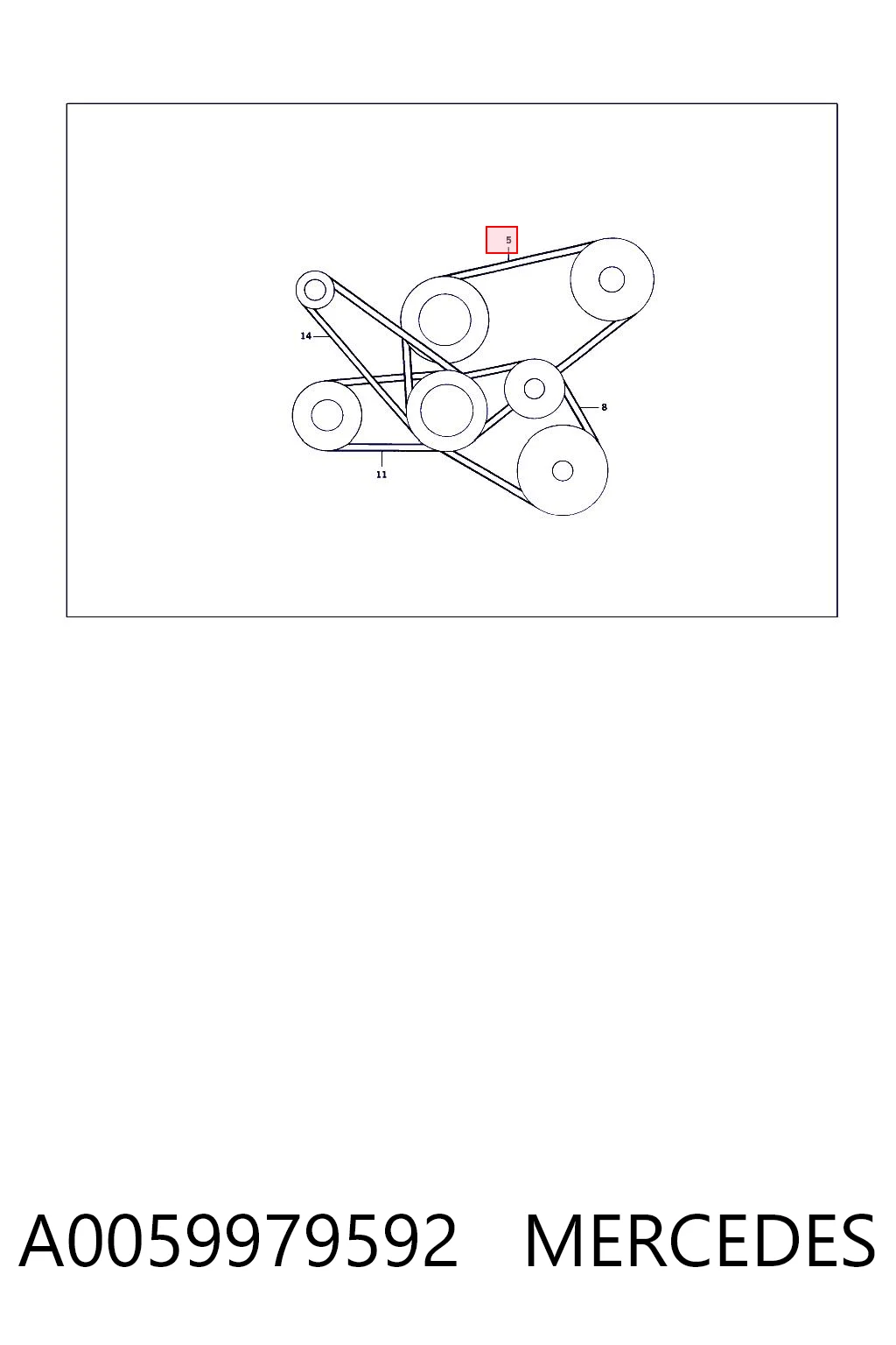 A0059979592 Mercedes