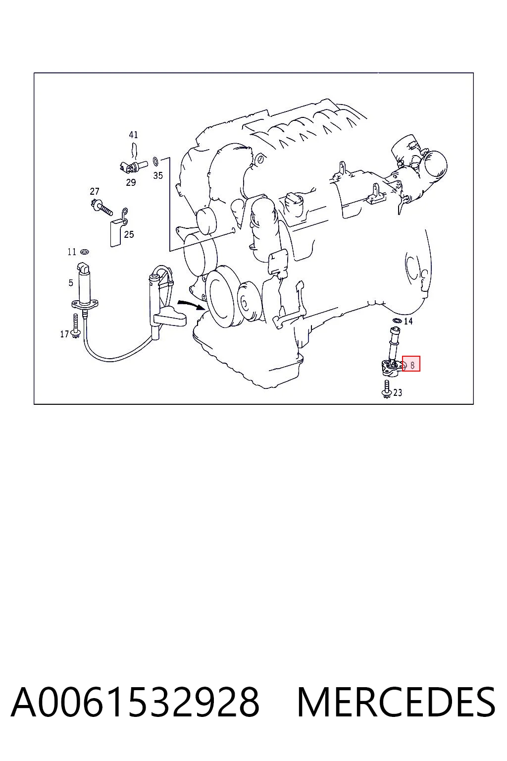 A0061532928 Mercedes