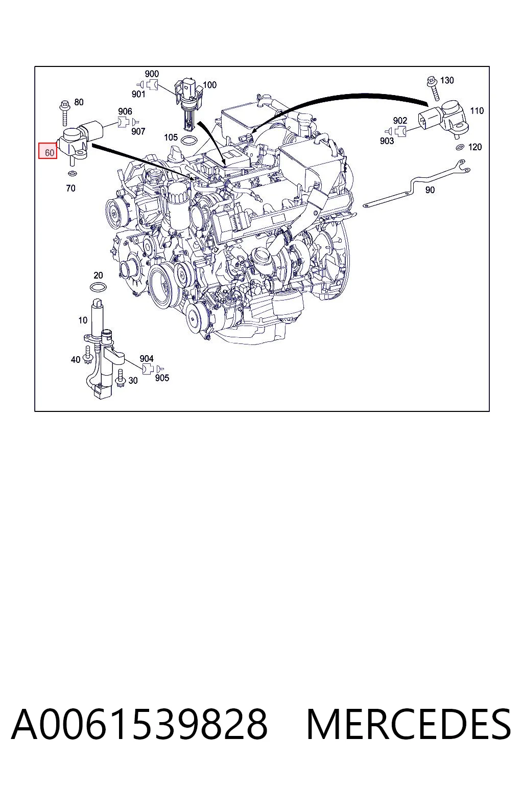 A0061539828 Mercedes