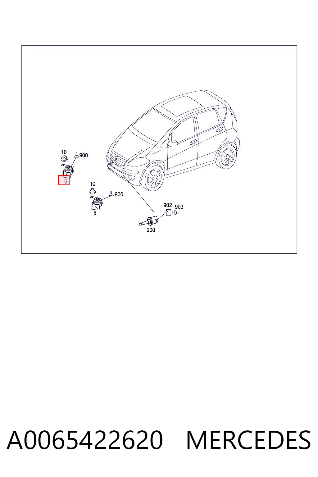 Claxon 9800563180 Peugeot/Citroen