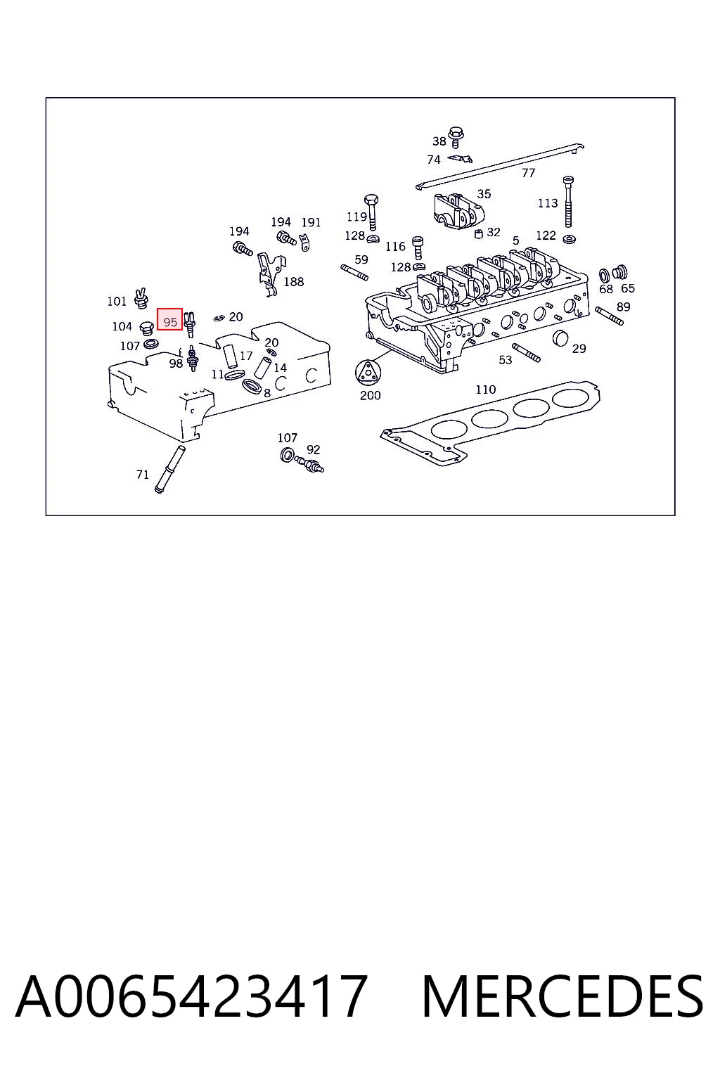 A0065423417 Mercedes