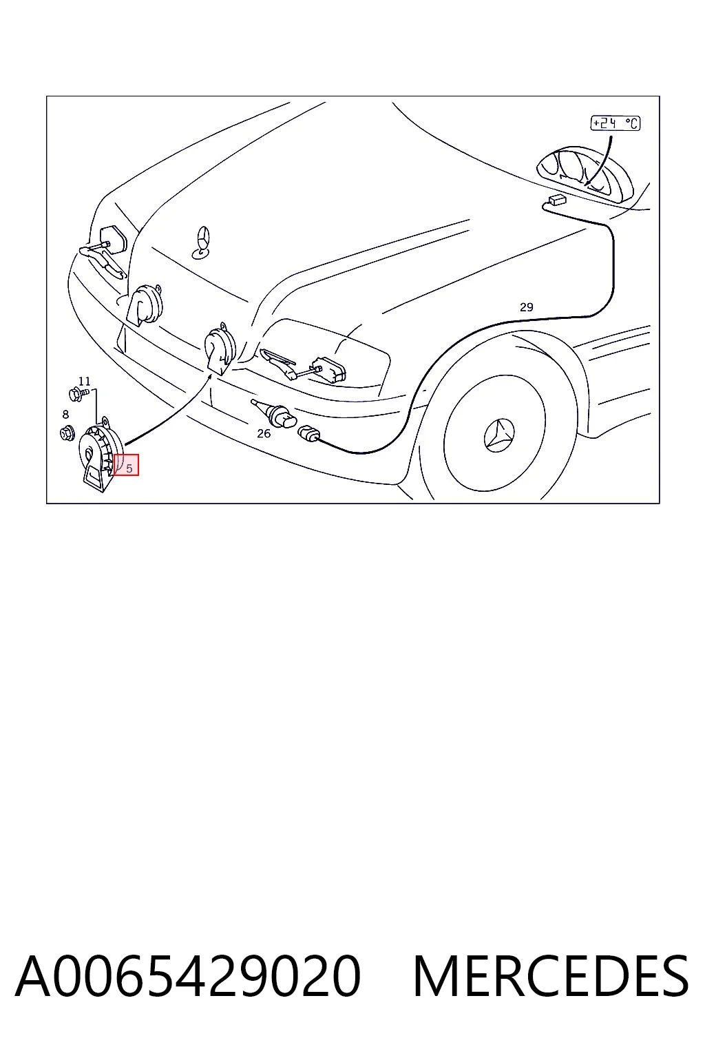A0065429020 Mercedes
