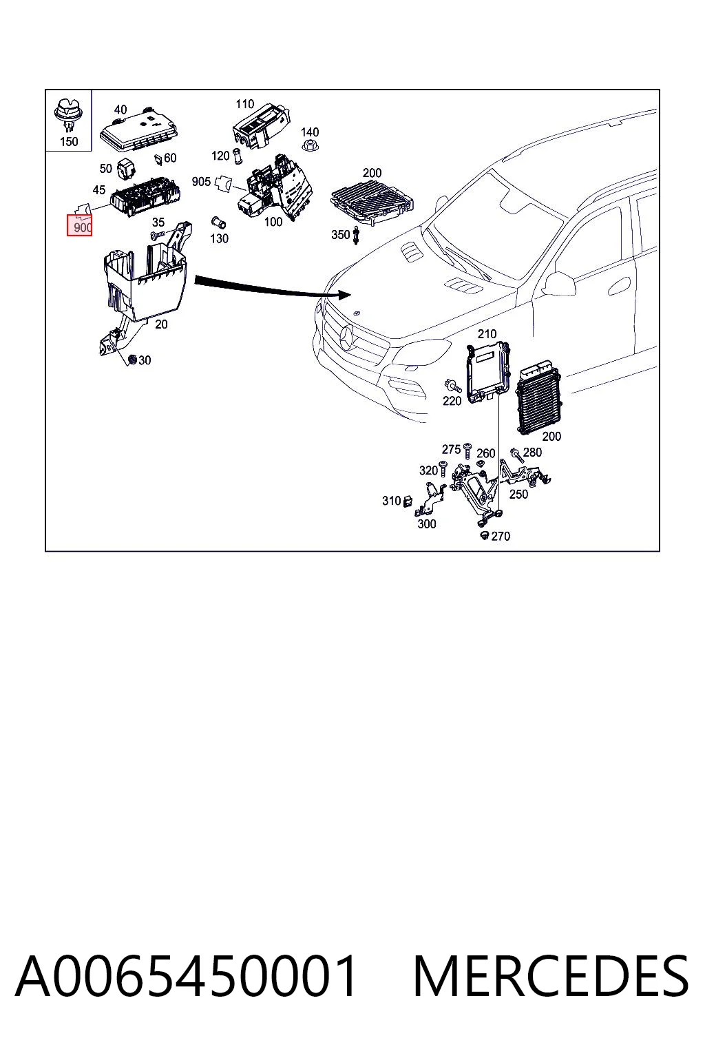 A0065450001 Mercedes