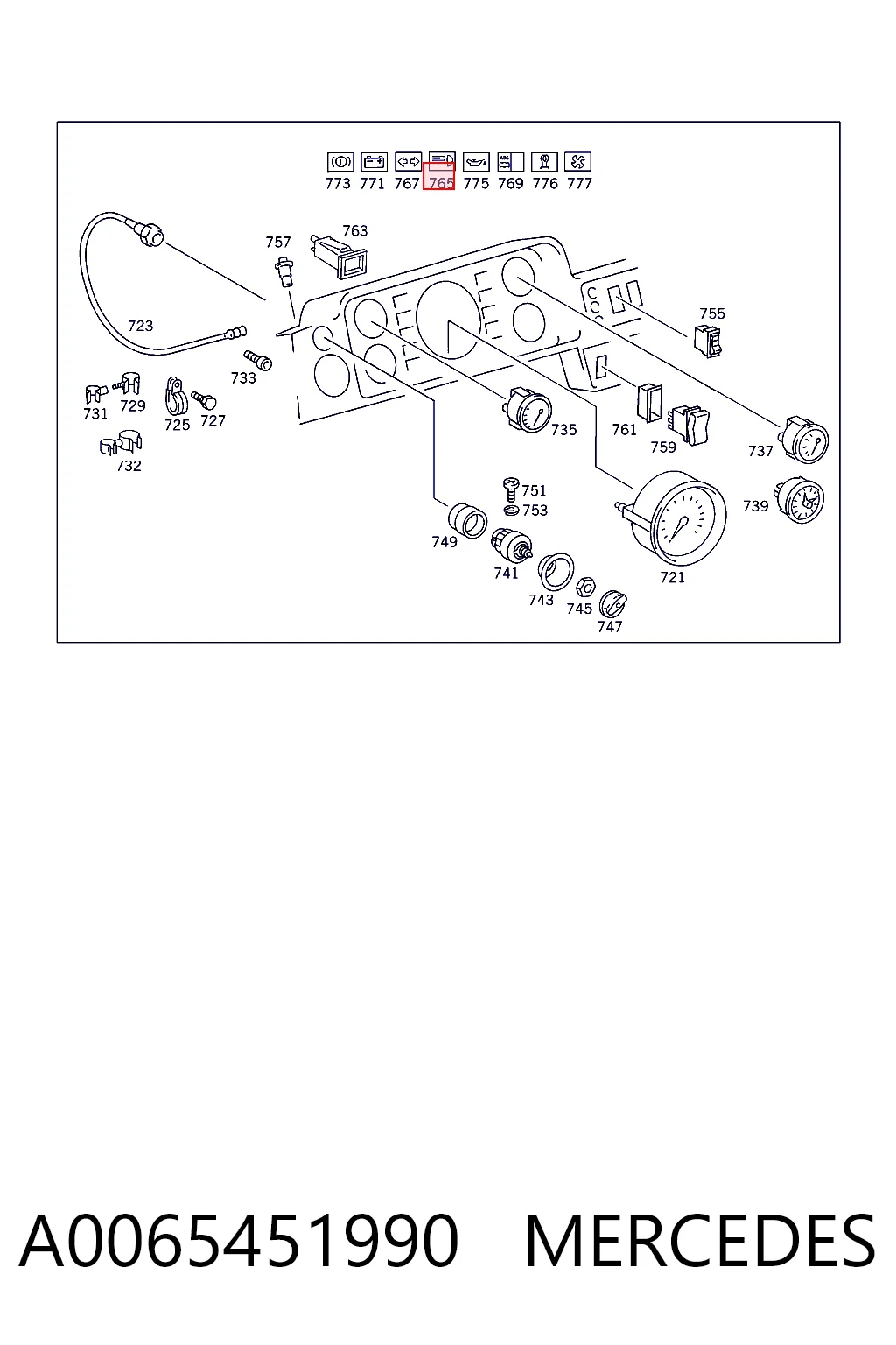 A0065451990 Mercedes