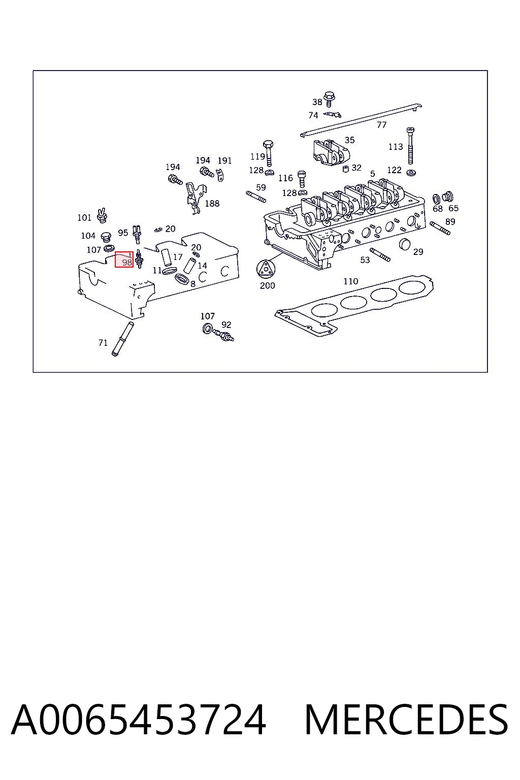 A0065453724 Mercedes