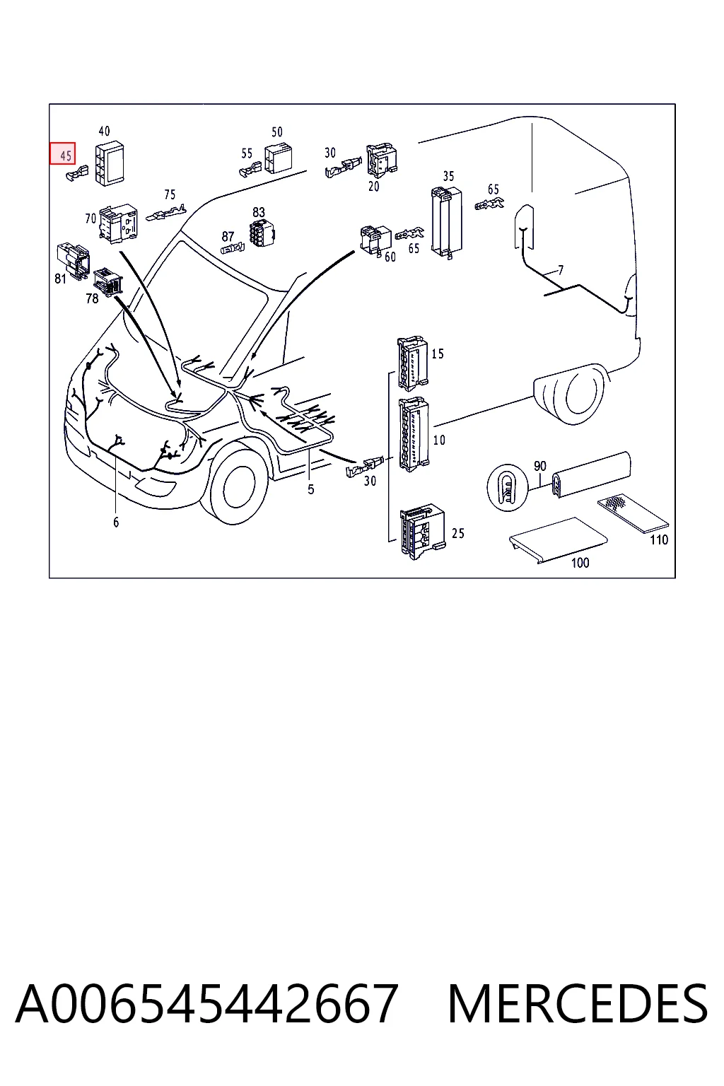 A006545442667 Mercedes