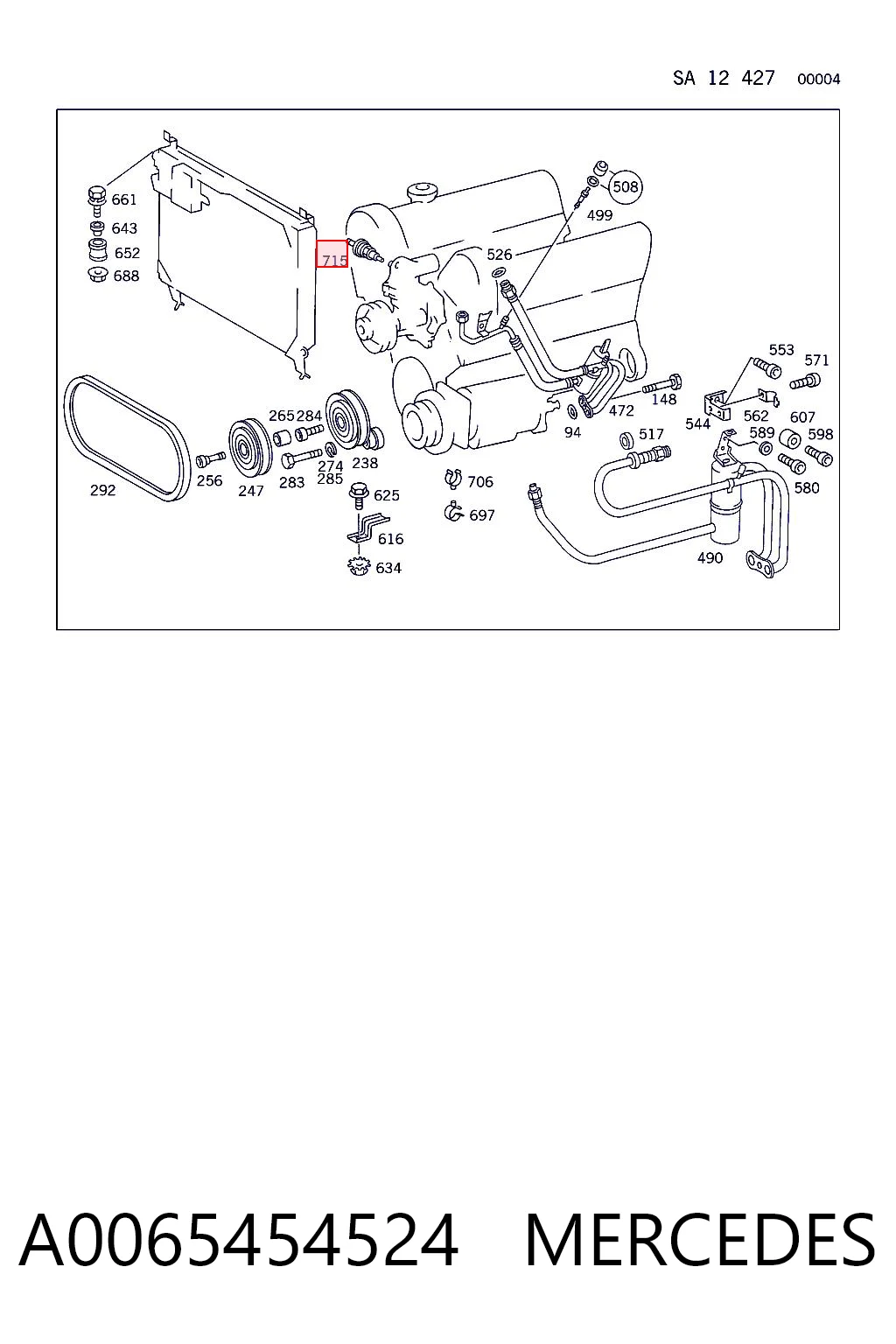 A0065454524 Mercedes