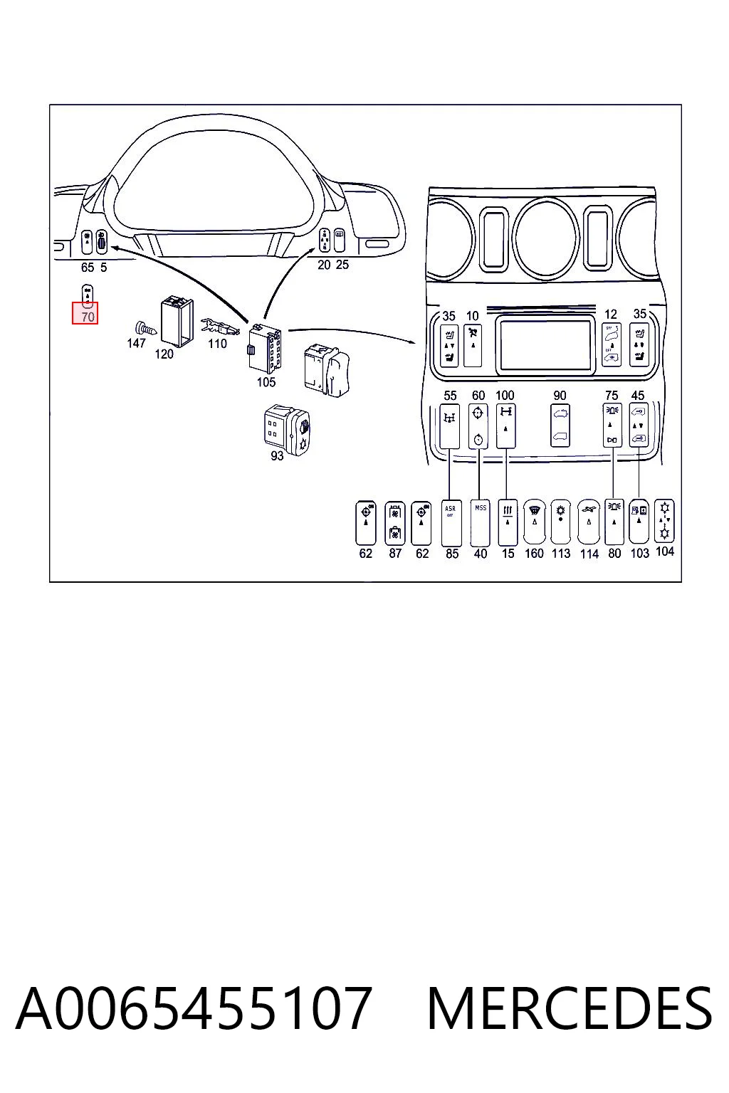 A0065455107 Mercedes