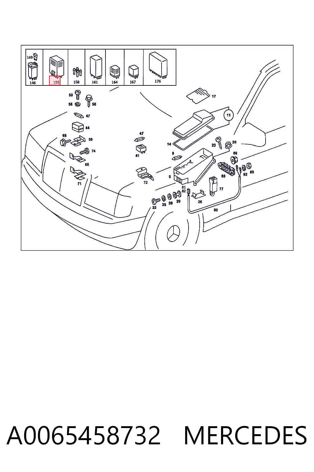 A0065458732 Mercedes