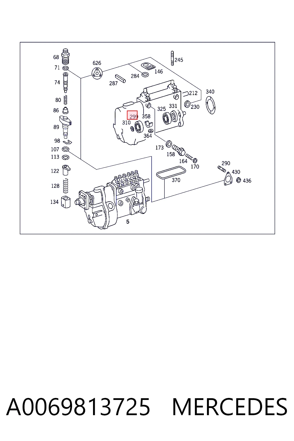 A0069813725 Mercedes