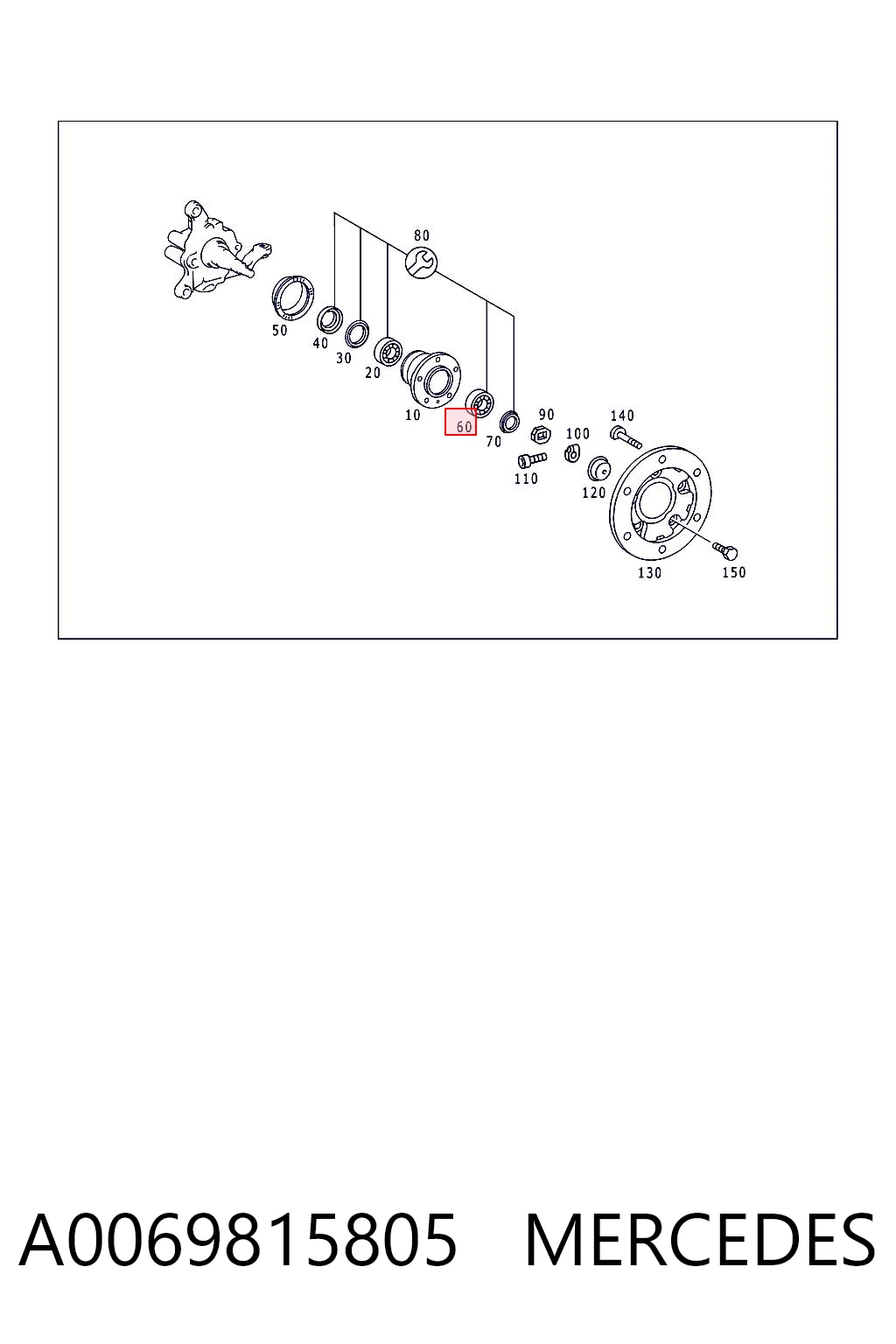 A0069815805 Mercedes