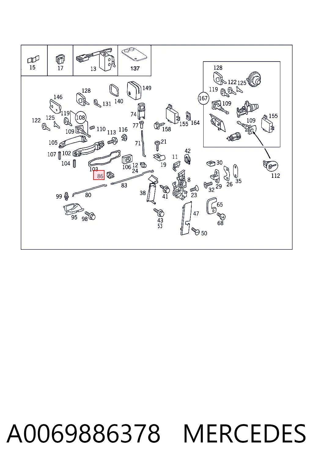A0069886378 Mercedes